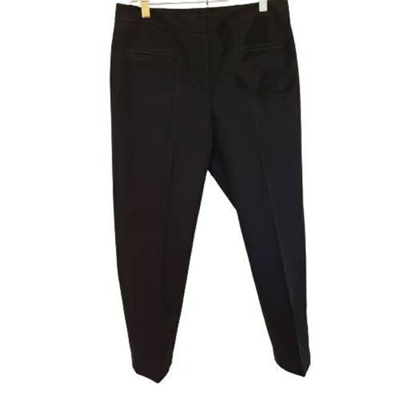 J. McLaughlin Navy Blue Zip Front Pants Size 6 - Picture 2 of 10